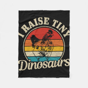 Cobertor De Velo Frango Eu Crio Dinossauros Minúsculos Fazendeiro F