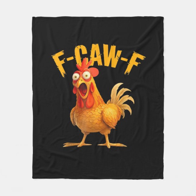 Cobertor De Velo Frango F-Caw-F Clássico Legal Único (Frente)
