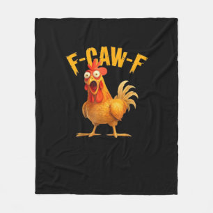 Cobertor De Velo Frango F-Caw-F Engraçado Frango F-Caw-F Clássico L