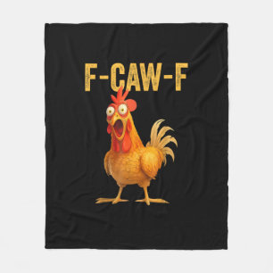Cobertor De Velo Frango F-Caw-F engraçado Frango F-Caw-F engraçado 