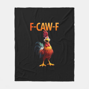 Cobertor De Velo Frango F-Caw-F Engraçado Frango F-Caw-F Galo Gótic