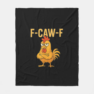 Cobertor De Velo Frango F-Caw-F Engraçado Frango F-Caw-F Galo Meme