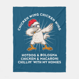 Cobertor De Velo Frango Wing Galinha Wing Canções de Camisa Lyric H