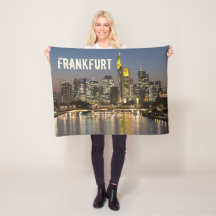 Frankfurt Skyline Alemanha Presente Vintage Souven