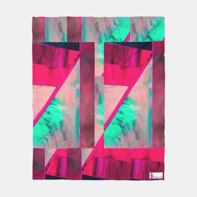 Cobertor De Velo Fratura Fleece Blanket (Frente)