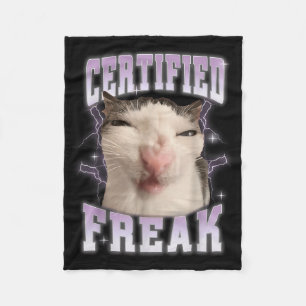 Cobertor De Velo Freak Certificado Coma Cimento Gato Amaldiçoado Ga