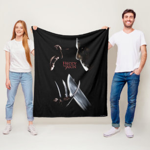 Cobertor De Velo Freddy vs Jason   Poster de teatro