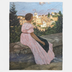 Cobertor De Velo Frederic Bazille - O Vestido Rosa