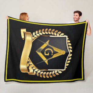 Cobertor De Velo Freemason Fleece Blanket