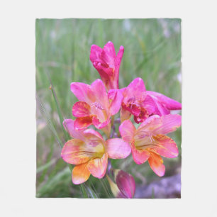 Cobertor De Velo Freesias Rosa