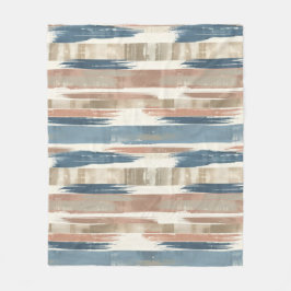 Cobertor De Velo French Retro Brush Stripe Fleece Blanket
