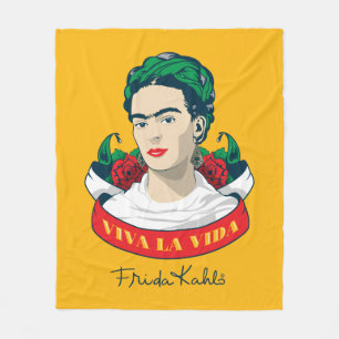 Cobertor De Velo Frida Kahlo Viva la Vida