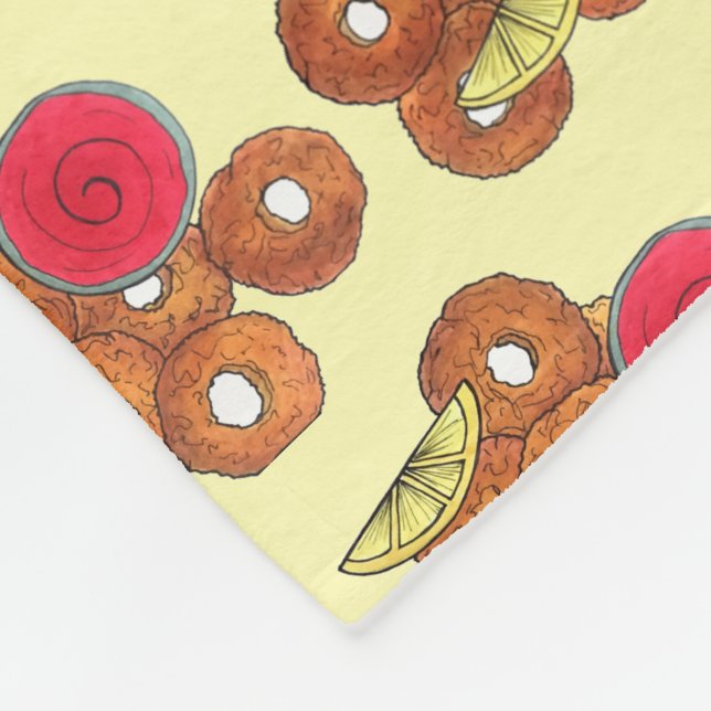 Cobertor De Velo Fried Calamari Rings Comida italiana Foodie (Quina)