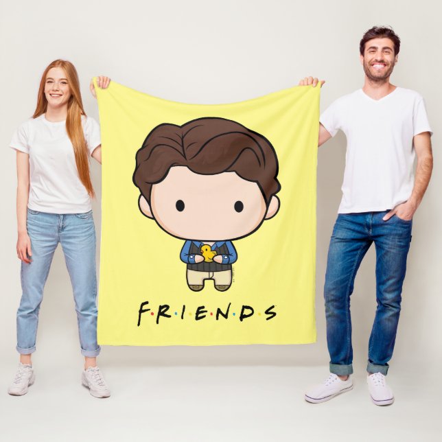 Cobertor De Velo FRIENDS™ | Chandler Chibi (In Situ)