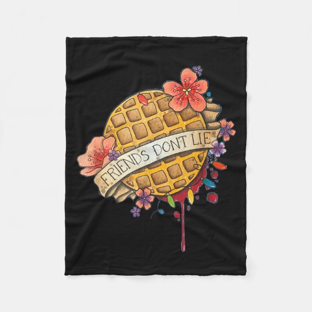 Cobertor De Velo Friends Dont Lie Shirt  (Frente)