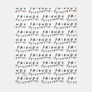 Cobertor De Velo FRIENDS™ Luzes de Natal Logo