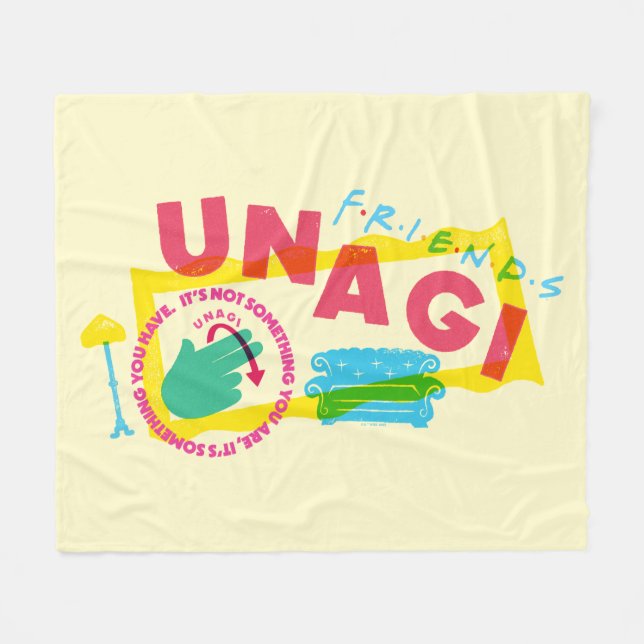 Cobertor De Velo FRIENDS™ Unagi (Frente (Horizontal))
