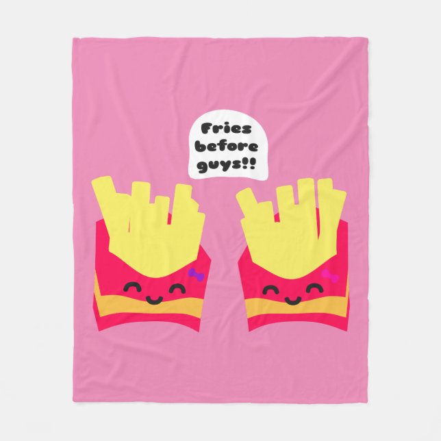 Cobertor De Velo Fries Antes das Caras! (Frente)