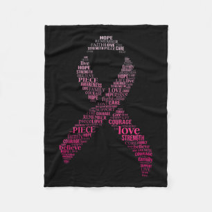 Cobertor De Velo Friso Cancer Sensibilização Homens Homens Mulheres