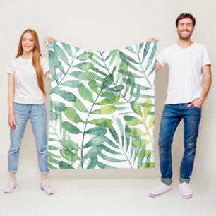 Cobertor De Velo Frond Waltz - Folhas Palm Frond