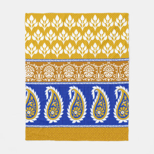 Cobertor De Velo Fronteira indiana tradicional sem costura