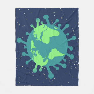 Cobertor De Velo Frota Global de Pandemia (Partícula Vírus) (Infe
