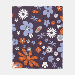 Cobertor De Velo Frota Indígena Floral da Design com Retrora