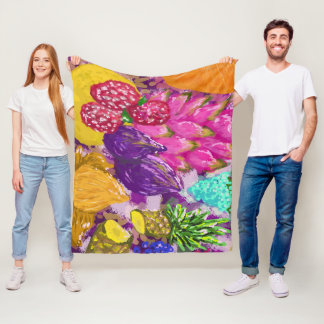 Cobertor De Velo Fruit Art Arrangement