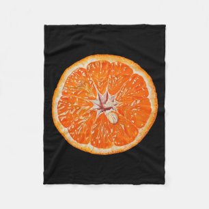 Cobertor De Velo Fruta Laranja Tangerina Fácil Última Mie Halloween