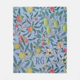 Cobertor De Velo Fruta ou Pomegranato William Morris Personalizado