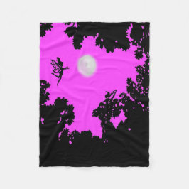 Cobertor De Velo Fuchsia Faerie Night