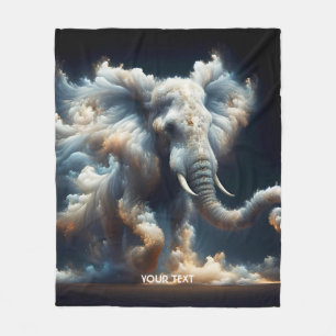 Cobertor De Velo Fumaça de elefante de nuvens bonitas