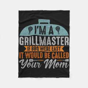 Cobertor De Velo Fumante Bbq Engraçado Eu Sou Um Grillmaster Homens