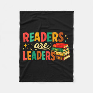 Cobertor De Velo Fun inspiring readers are leaders book lovers