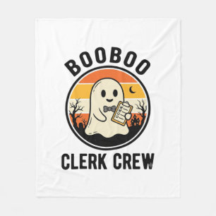 Cobertor De Velo Funcionário de Halloween BooBoo Equipe de Fantasma
