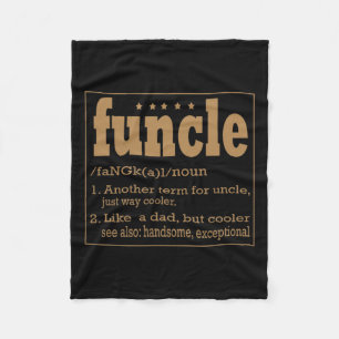 Cobertor De Velo Funcle T Camisa Como Um Pai Apenas Mais Fresco