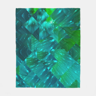 Cobertor De Velo fundo abstrato. mosaicbackgrou azul e verde