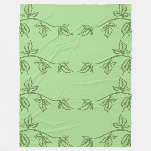 Cobertor De Velo Fundo de Borda de Folha (Frente)