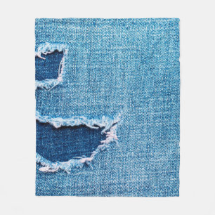 Cobertor De Velo Fundo de denim texturizado. Furo no tecido