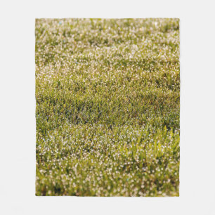 Cobertor De Velo Fundo de primavera verde fresco, com bokeef