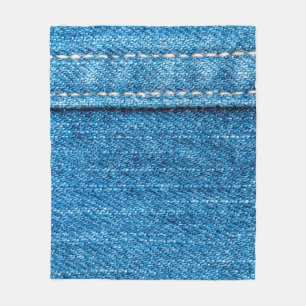 Cobertor De Velo Fundo de textura de jeans azuis.