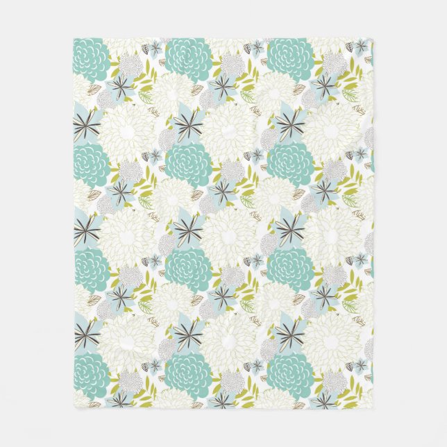 Cobertor De Velo Fundo floral (Frente)