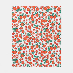 Cobertor De Velo Fundo floral folclórico do Vintage. Vintage sem co