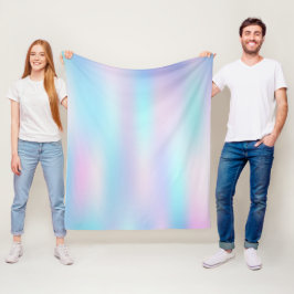 Cobertor De Velo Fundo Iridescente Abstrato de Cores de Pastel