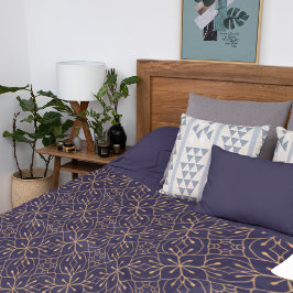 Cobertor De Velo Fundo Ornamental De Luxo A Dourada Cor