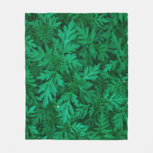 Cobertor De Velo Fundo verde natural das folhas verdes abstratas