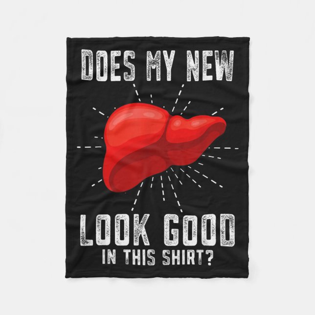 Cobertor De Velo Funn My New Liver Liver Transplant  (Frente)