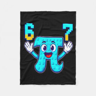 Cobertor De Velo Funny 3.14 6 7 meme math nerd genz brainrot italia