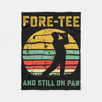 Cobertor De Velo Funny 40th Birthday Golf Pun Golfing 40 Year Old G