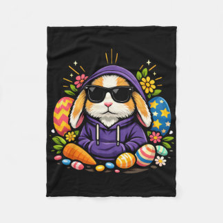 Cobertor De Velo Funny American Fuzzy Lop Easter Rabbit Bunny Desig
